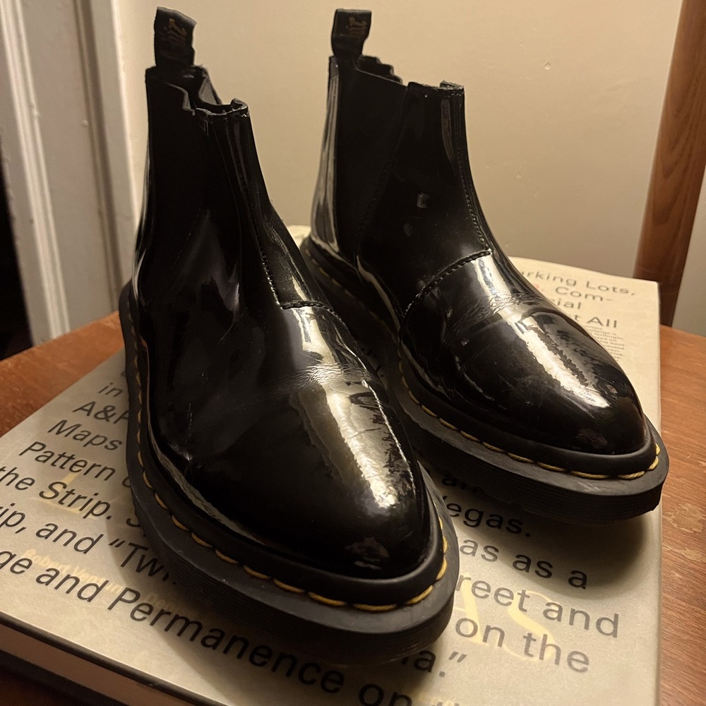 Dr. Martens Patent Leather Chelsea Boot